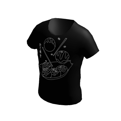 Threadless Minimalist Takoyaki T-Shirt | Roblox Item - Rolimon'S