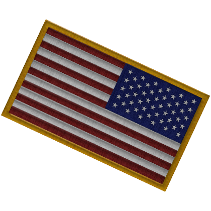 3D Flag Patch - USA (Right) - Roblox