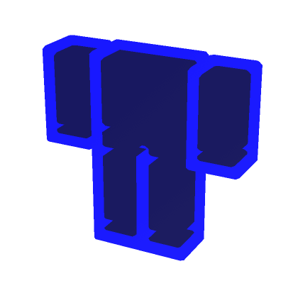 (1.0) Blue Character Outline Aura | Roblox Item - Rolimon's