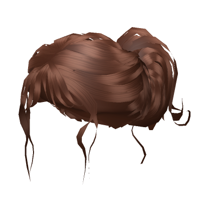 Roblox Item Brown Short Ponytail Hair