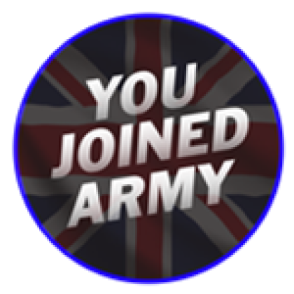 You joined the British Army! - Roblox
