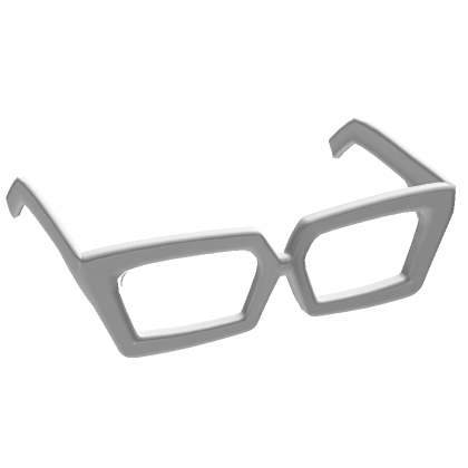 White Oversized Cat Eye Glasses Roblox Item Rolimon s