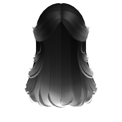 Black Ripple Hair - Roblox