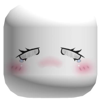 Kawaii Sad Crying Face  Roblox Item - Rolimon's