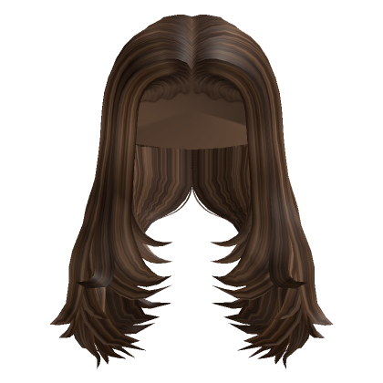 Layered Straight Hair (Brown)'s Code & Price - RblxTrade