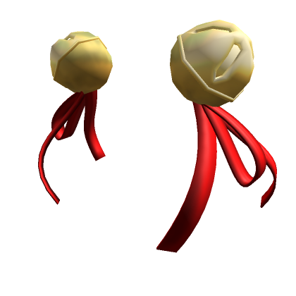 Roblox Item Red Jingle Bell Bows