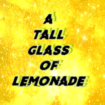 A tall glass of lemonade