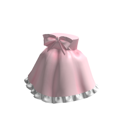 Bow Doll Dress- Pink | Roblox Item - Rolimon's