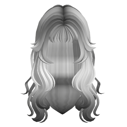 Wavy Popular Girl White Hair's Code & Price - RblxTrade