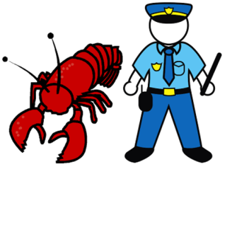 cops verse lobsters