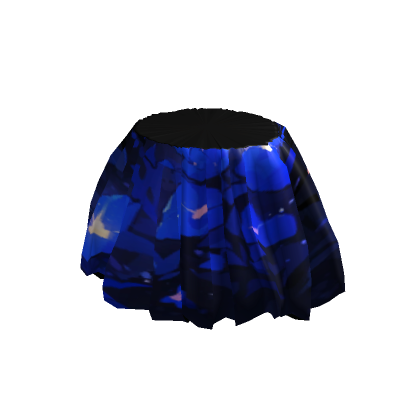 Blue flower skirt roblox clearance