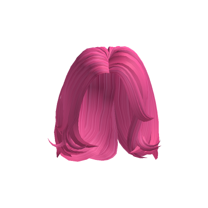 Roblox Item Layered Shaggy Short Hair (Hot Pink)