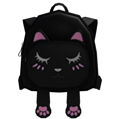 Roblox Item Kitty Backpack in Black