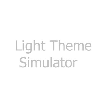 Light Theme Simulator