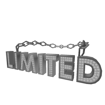 Roblox Item Limited Silver Chain