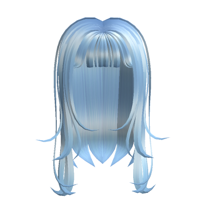 Elegant Long Blue Hair | Roblox Item - Rolimon's
