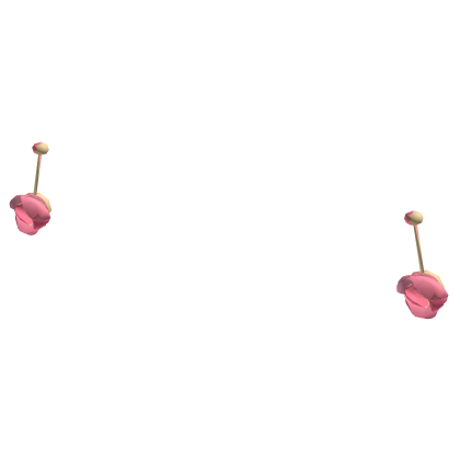 Roblox Item 🌷 Pink Tulip Earrings