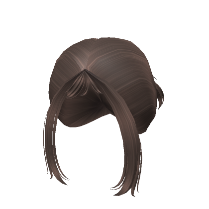 Large Dark Brown Hair Pigtail's's Code & Price - RblxTrade