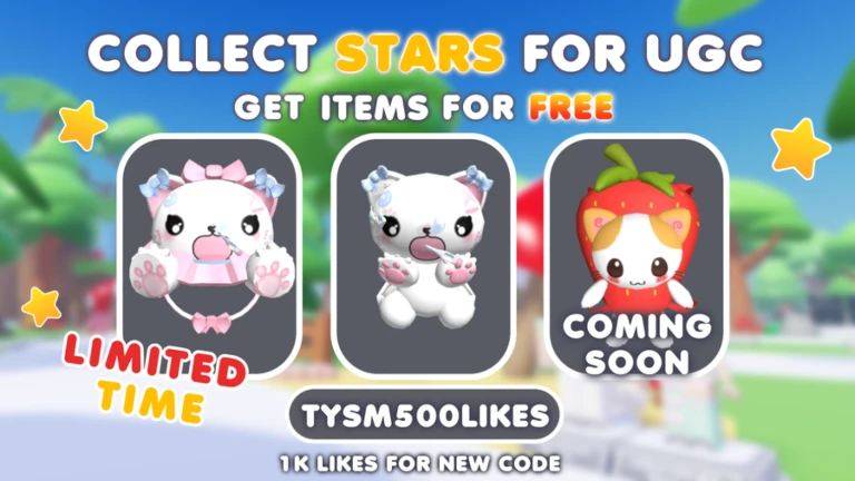 [FREE UGC] ⭐ Collect Stars For Ugc ⭐