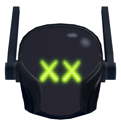 Roblox Item XX Green Neon Cyber Mask