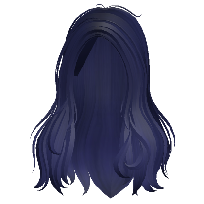 Blue Wavy Girl Hair - Roblox