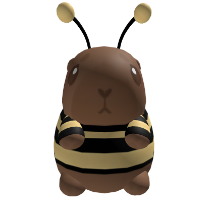 Cute Capybara dressed as a Bee thumbnail