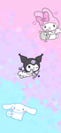 Purple sanrio hello friends