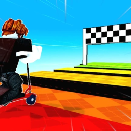 Obby But Your On A Scooter
