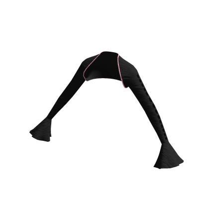 Lucy Set - Ribbon Jacket | Black & Pink