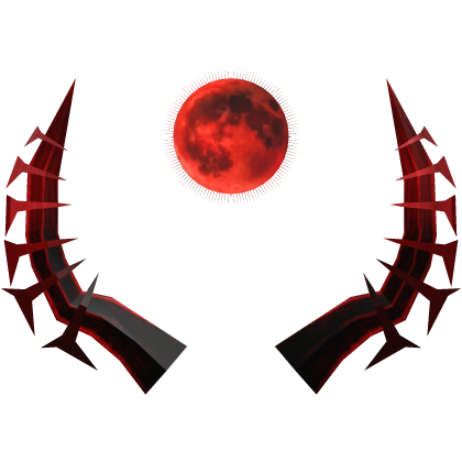 [⏳ Animated] Blood Moon Lunar Eclipse Red Horns Roblox item