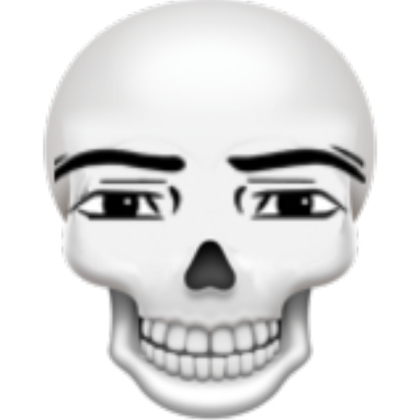 Man Face Skull Emoji Roblox decal