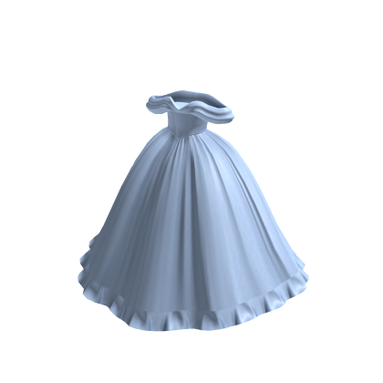 Princess Blue Ball Gown Dress