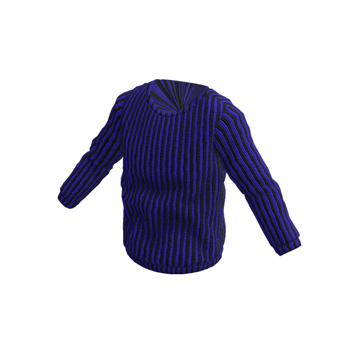 Classic Indigo Striped Sweater