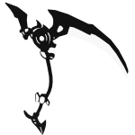 The Enchanted Glowing White Scythe v2
