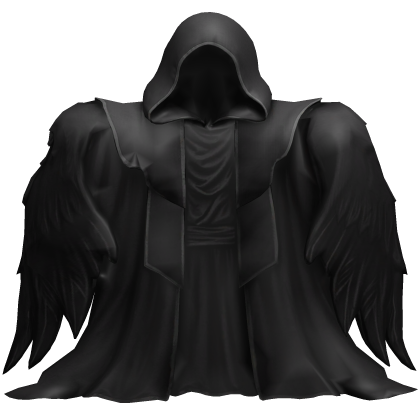 Hooded Angel Cloak Cape (Black) Roblox item