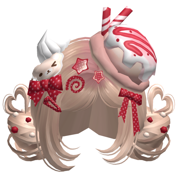 ♡ Ice Cream Girly Buns (Cola Soda)