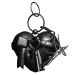 m heart keychain