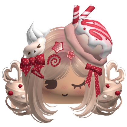 ♡ Ice Cream Girly Buns (Cola Soda)