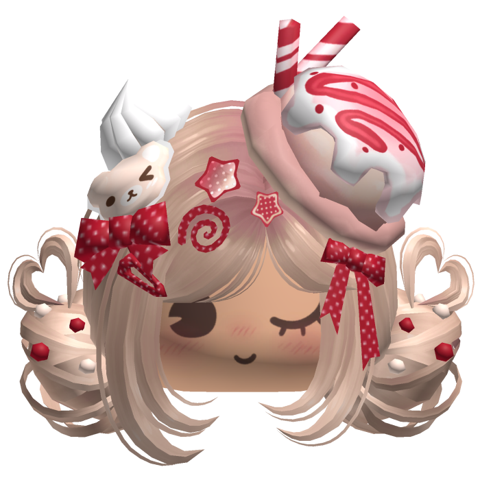 ♡ Ice Cream Girly Buns (Cola Soda)