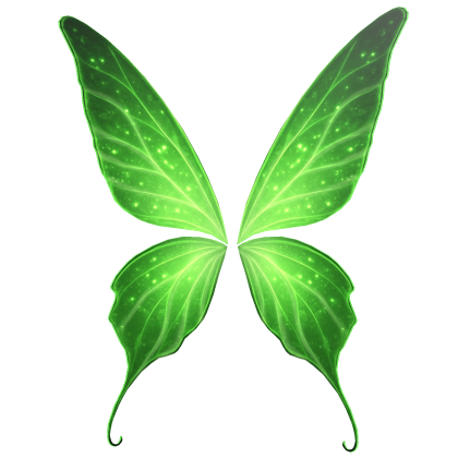 Glowing Magical | Mystical Fairy Wings (Green)