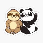 Sloth and Panda!
