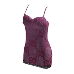 Pink Designer Mini Dress