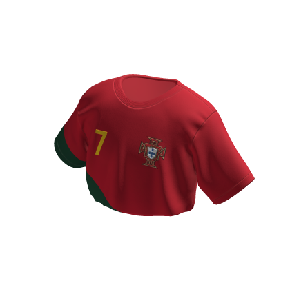 Ronaldo CR7 Portugal 2022 Cropped Football Shirt thumbnail
