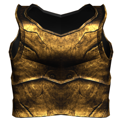 Gold Medieval Knight Chestplate