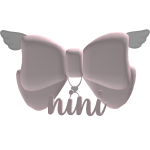 pink nicole bow