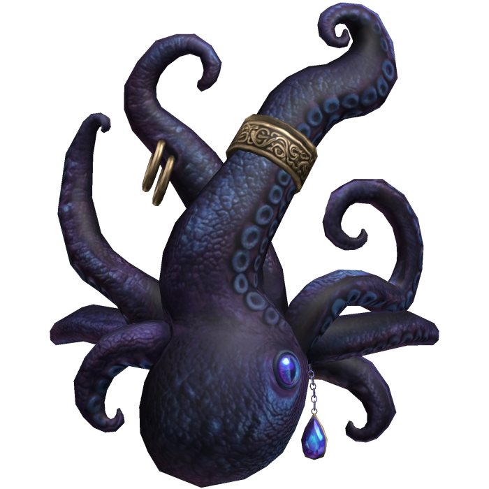 Indigo Gold Octopus Face Mask