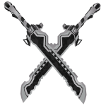Dual Grey Cyber Swords