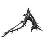 Onyx Skeleton Scythe of Resurrection