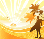 Golden surfers