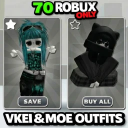 [CHEAP] 70 ROBUX Vkei & Moe Outfits icon